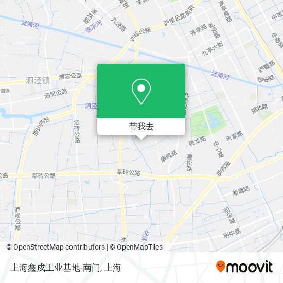 上海鑫戍工业基地-南门地图