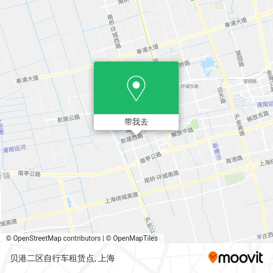 贝港二区自行车租赁点地图