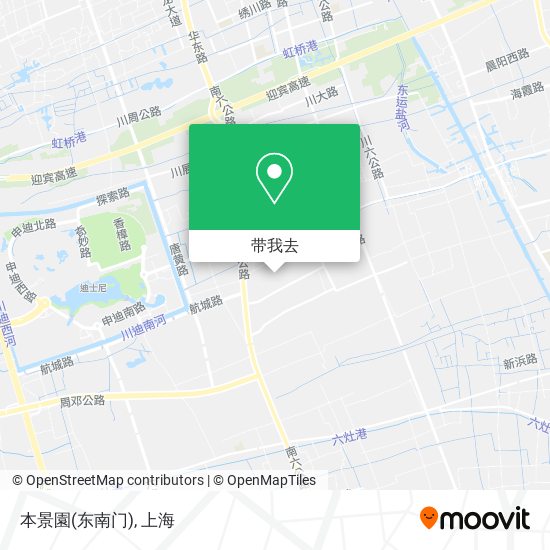 本景園(东南门)地图