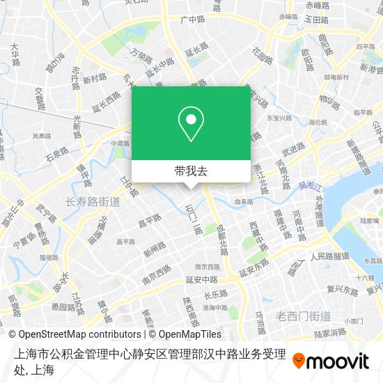 上海市公积金管理中心静安区管理部汉中路业务受理处地图