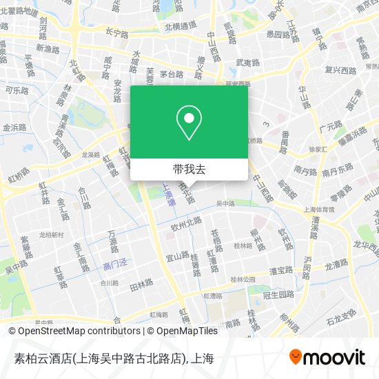 素柏云酒店(上海吴中路古北路店)地图