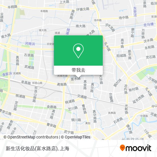 新生活化妆品(富水路店)地图