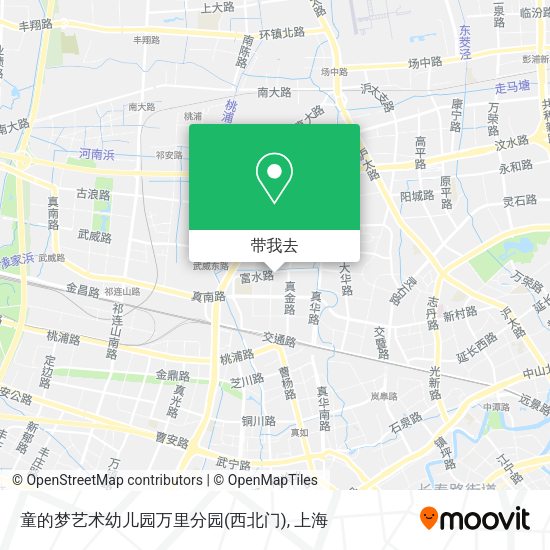 童的梦艺术幼儿园万里分园(西北门)地图