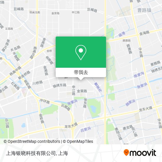 上海银晓科技有限公司地图