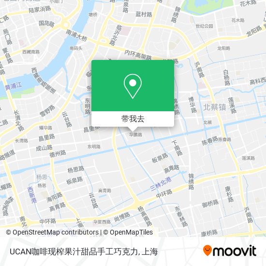 UCAN咖啡现榨果汁甜品手工巧克力地图