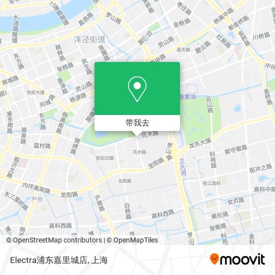 Electra浦东嘉里城店地图