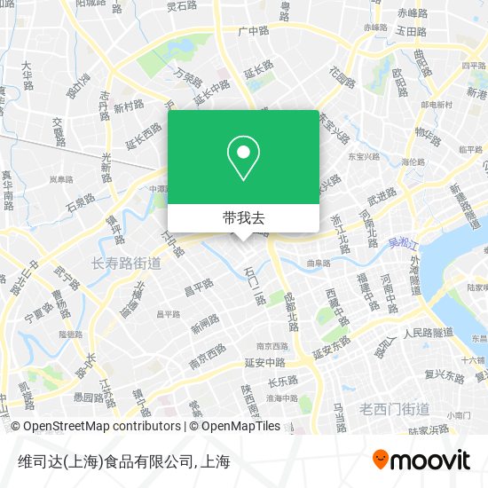 维司达(上海)食品有限公司地图