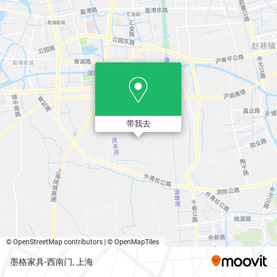 墨格家具-西南门地图