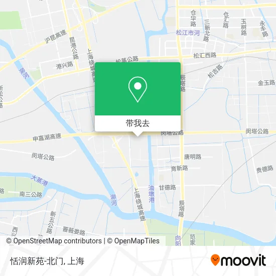 恬润新苑-北门地图