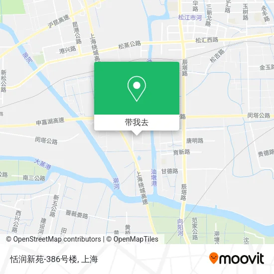 恬润新苑-386号楼地图