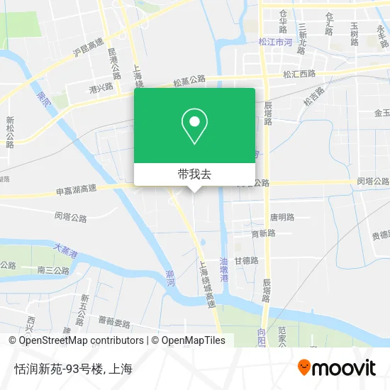 恬润新苑-93号楼地图