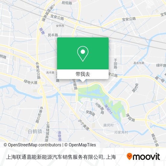 上海联通嘉能新能源汽车销售服务有限公司地图