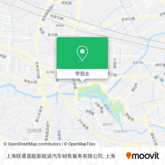 上海联通嘉能新能源汽车销售服务有限公司地图