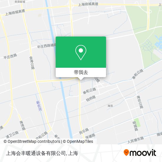 上海会丰暖通设备有限公司地图