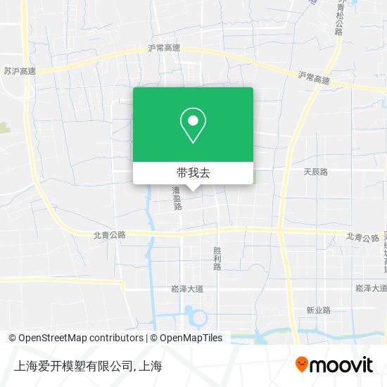 上海爱开模塑有限公司地图