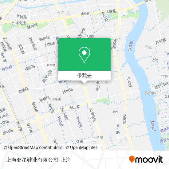 上海亚星鞋业有限公司地图