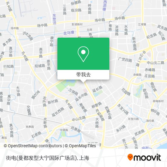 街电(曼都发型大宁国际广场店)地图