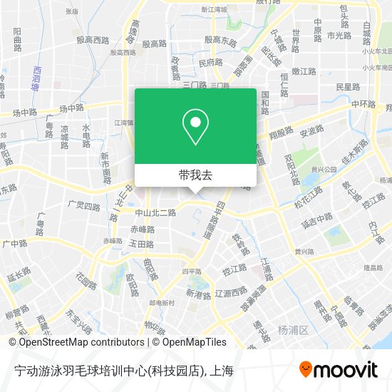 宁动游泳羽毛球培训中心(科技园店)地图