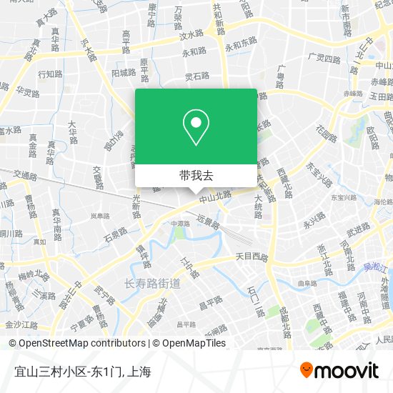 宜山三村小区-东1门地图