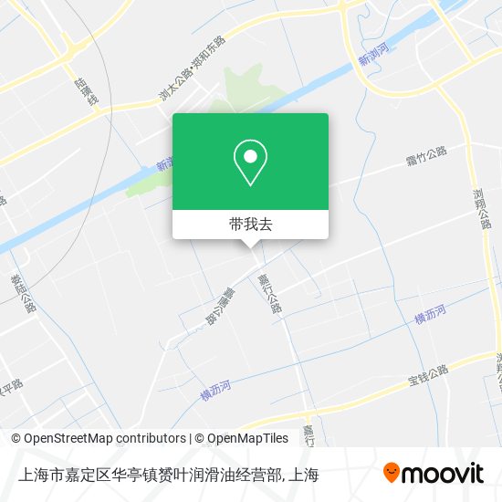 上海市嘉定区华亭镇赟叶润滑油经营部地图