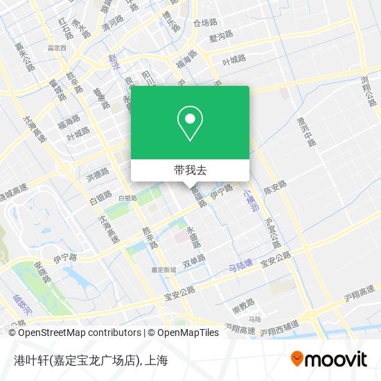 港叶轩(嘉定宝龙广场店)地图