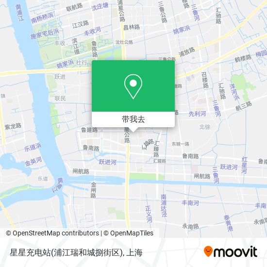 星星充电站(浦江瑞和城捌街区)地图