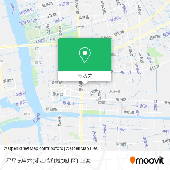 星星充电站(浦江瑞和城捌街区)地图