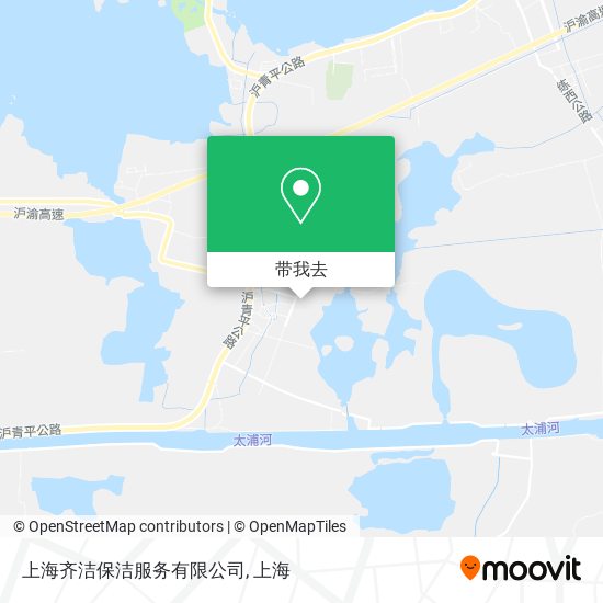 上海齐洁保洁服务有限公司地图