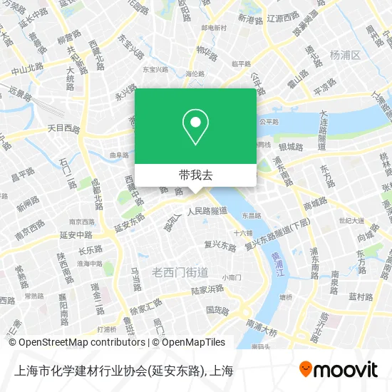 上海市化学建材行业协会(延安东路)地图