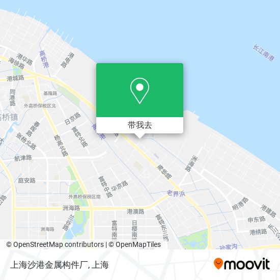 上海沙港金属构件厂地图