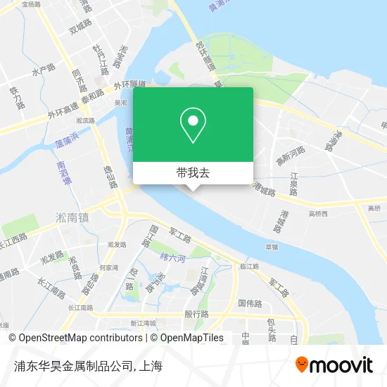 浦东华昊金属制品公司地图