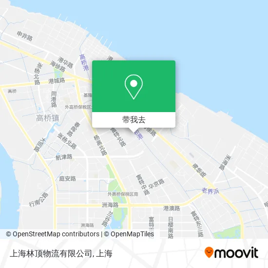 上海林顶物流有限公司地图