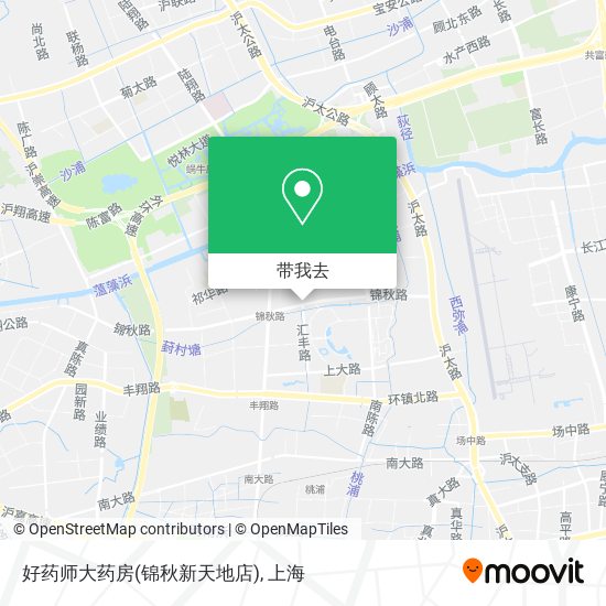 好药师大药房(锦秋新天地店)地图
