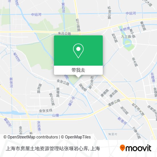 上海市房屋土地资源管理站张堰岩心库地图