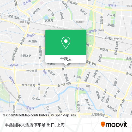 丰鑫国际大酒店停车场-出口地图