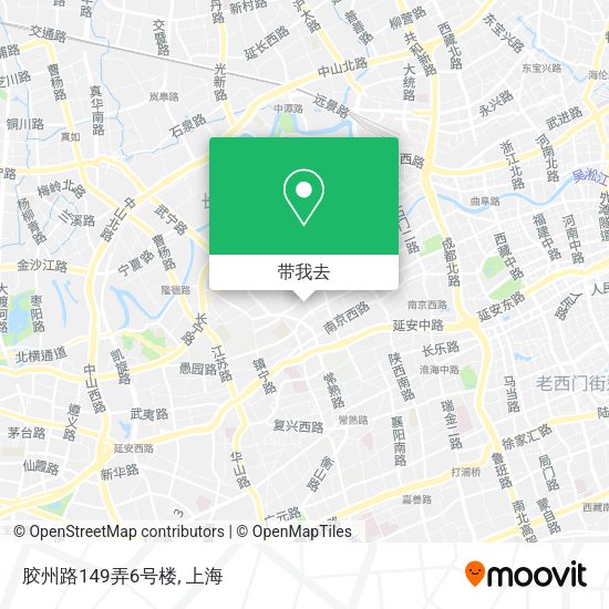 胶州路149弄6号楼地图