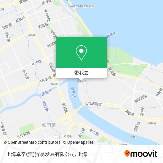 上海卓辛(奕)贸易发展有限公司地图