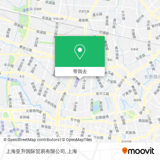 上海亚升国际贸易有限公司地图