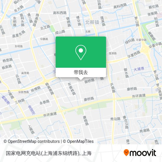 国家电网充电站(上海浦东锦绣路)地图