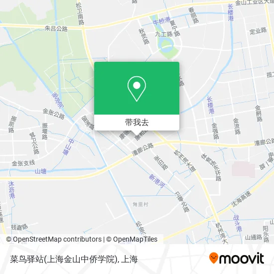 菜鸟驿站(上海金山中侨学院)地图