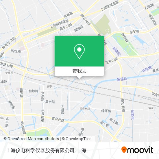 上海仪电科学仪器股份有限公司地图