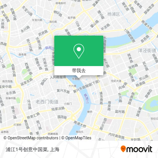 浦江1号创意中国菜地图