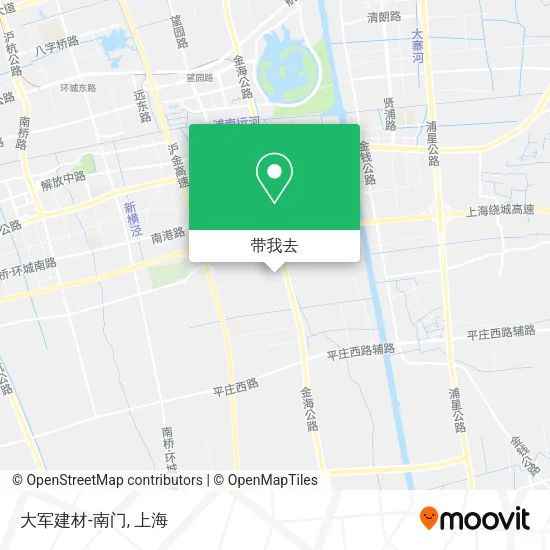 大军建材-南门地图
