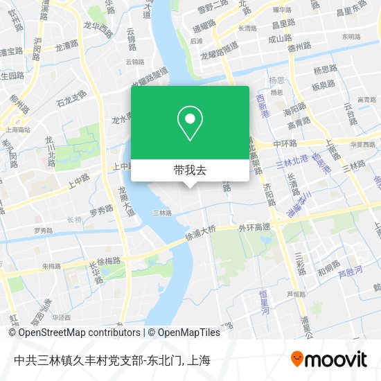 中共三林镇久丰村党支部-东北门地图