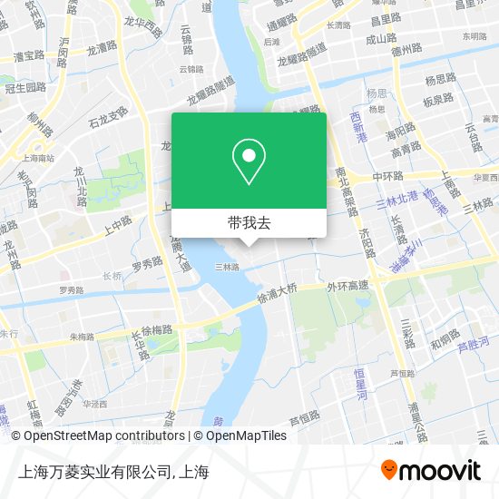 上海万菱实业有限公司地图