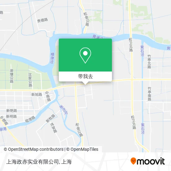 上海政赤实业有限公司地图