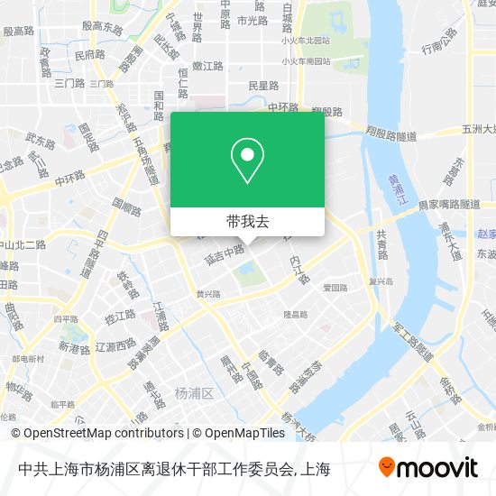 中共上海市杨浦区离退休干部工作委员会地图