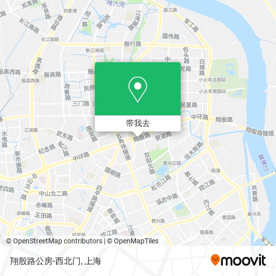 翔殷路公房-西北门地图