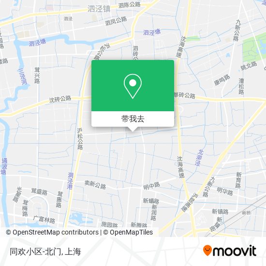 同欢小区-北门地图