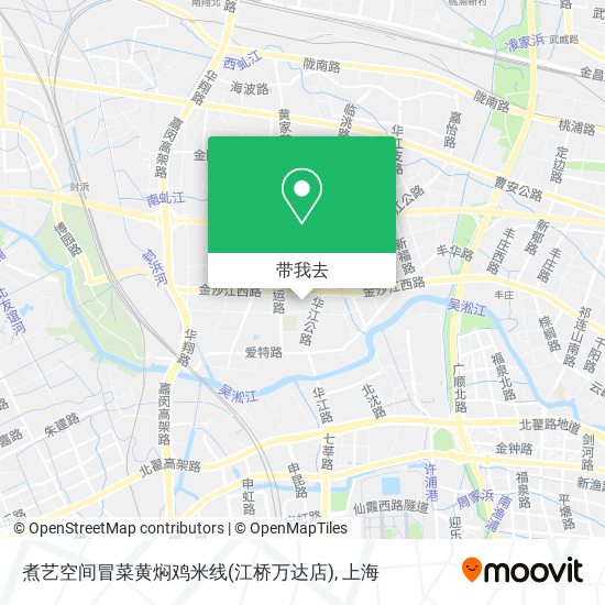 煮艺空间冒菜黄焖鸡米线(江桥万达店)地图